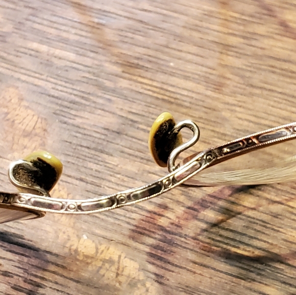 Antique Spectacles, Glasses 10k GOLD Filled CORTLAND Rare BiFocals w/CASE - Picture 6 of 11